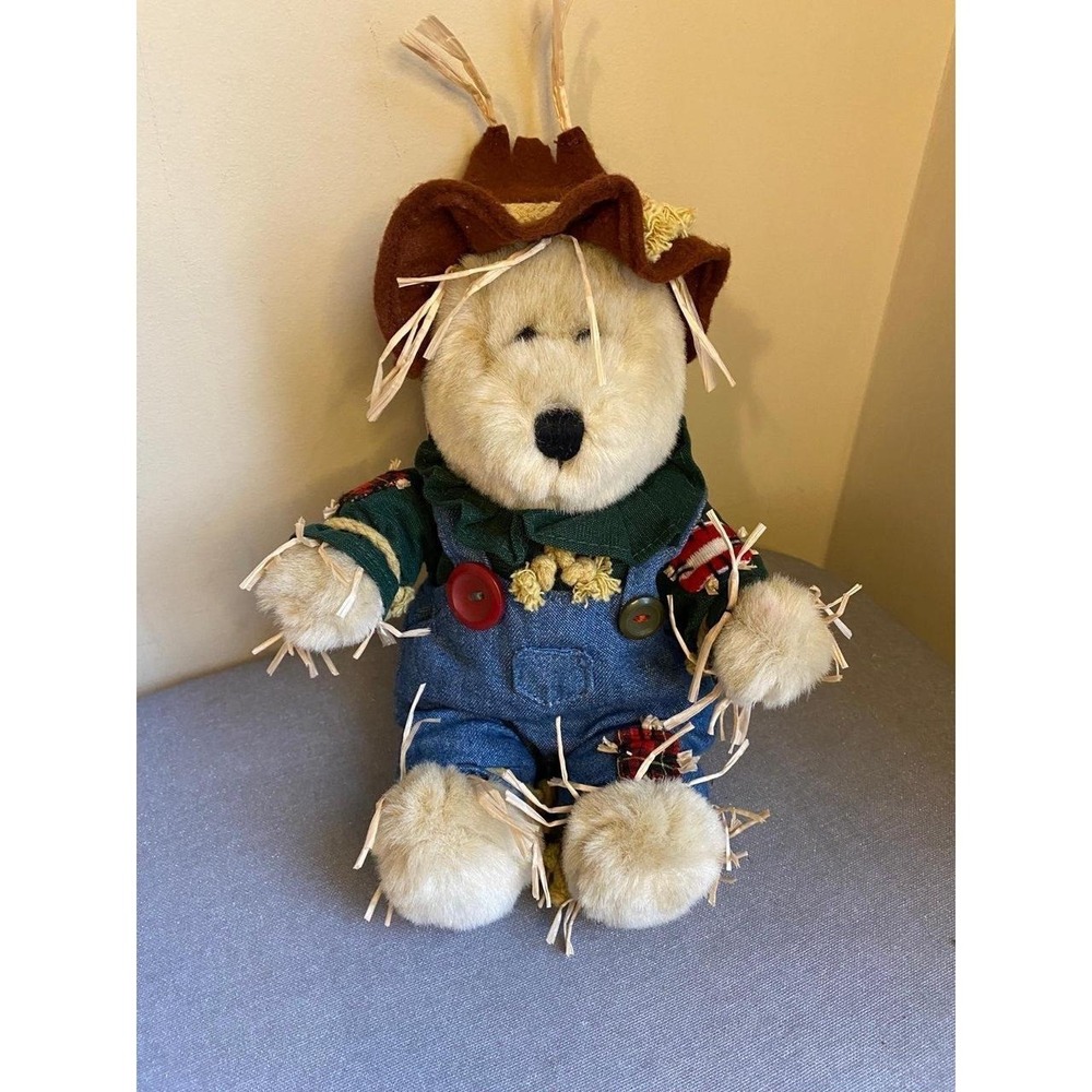Starbucks Coffee Co Plush Scarecrow 10" 2001 16th Edition Bearista Bear SKU30
